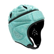 Duoif Football Gear, Adult Baseball Cap Multi Color Soft Anti Collision Football Goalkeeper Head Cap Adult Sports Football Helmet Special Needs Helmet Mint Green