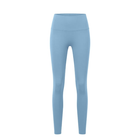 Duoif High Waisted Leggings with Women Full Length Stretchy Yoga Pants Womens Bottoms Sky Blue XXL