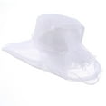 thumbnail image 1 of Duoif Kentucky Derby Hats for Women, Women's Headdress Hat Women's Wedding Hat Sun Hat Flower Beach Hat Tea Party Hats for Women White, 1 of 3