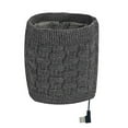 thumbnail image 1 of Duoif Neck Warmer, New Fall and Winter Outdoor Usb Heated Scarf Warm Wool Knit Heating Scarf Men Grey, 1 of 5