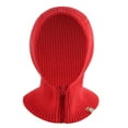 thumbnail image 1 of Duoif Neck Warmer, Winter Hat Windbreak Hood Hood Knit Wool Hat Bib Hood Windbreak Head Hat Rafah Hat Scarf for Women Red, 1 of 4