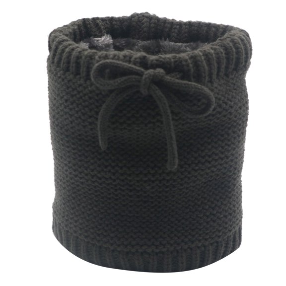 Duoif Neck Warmer, Winter Neck Warmer Mens Womens Skiing Neck Leggings Wool Scarf Thick Wind Scarf One Size Scarf for Men Grey2