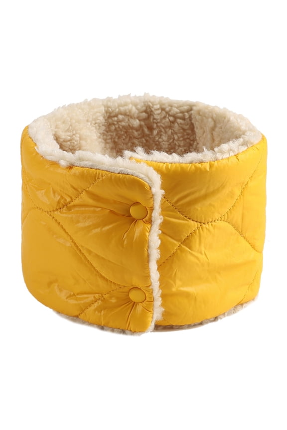 Neck Warmer, Winter Wool Knitted Neck Scarf Warm Scarf Mens and Womens Neck Scarf, Scarf Men Yellow