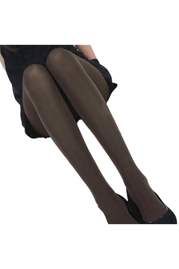 Pantyhose for Women Autumn Burnish Opaque Tights Candy Color Leggings Tights Trample Tights for Women Coffee