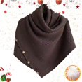 thumbnail image 1 of Duoif Poncho Shawl, Knitted Cape Shawl for Autumn and Winter Paired with High End Cover up Fashionable Early Autumn Jacket Women's Camisole Shawl Wraps for Women Coffee, 1 of 3