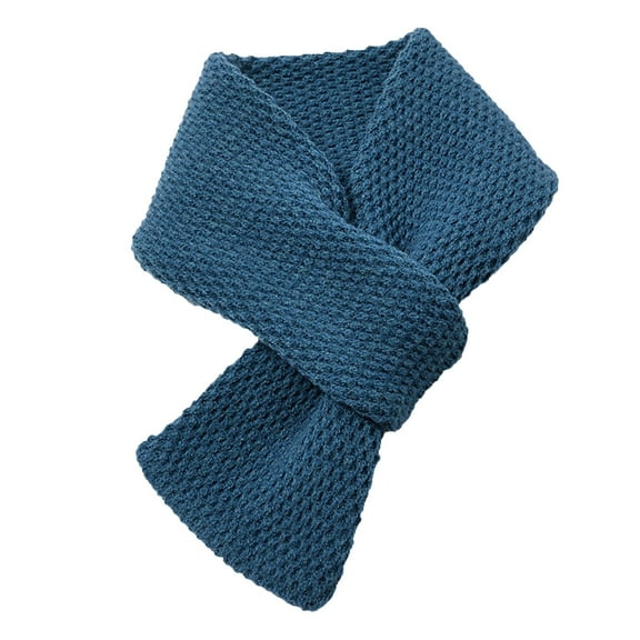 Duoif Scarf for Women Ladies Winter Scarf Classic Solid Color Warm Soft Thick Knit Wool Scarf Shawl Scarf