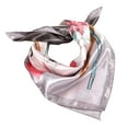 thumbnail image 1 of Duoif Silk Scarf for Women Protective Headband Wrap Scarf Sets– Women Multi-Purpose Coverage Bandana Gift Scarf Neckerchief Satin Scarf Purple 50X50, 1 of 2