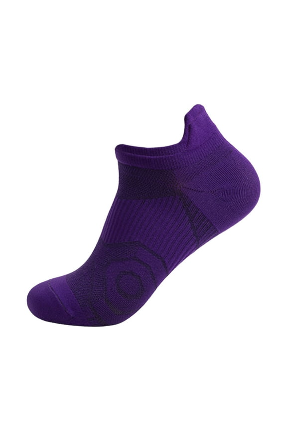 Socks for Women Outdoor Sports Socks for Men and Women Fitness Running Socks Thin Socks Shallow Cut Summer Breathable Socks Quick Drying Boat Socks Mens Socks Purple