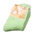thumbnail image 1 of Duoif Socks for Women, Women Color Girls Floor Warm Socks Bed Soft Winter Socks Mens Socks Green, 1 of 3