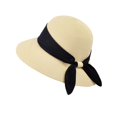 thumbnail image 1 of Duoif Sun Hats for Women, Women's Summer Large Sunshade and Sun Hat Casual Beach Woven Sun Hat Beach Hats for Women Black, 1 of 2