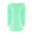 thumbnail image 1 of Duoif Sweaters for Women Trendy Womens Casual Solid Long Sleeve Jumper Sweaters Blouse Women's Sweaters Womens Tops Green M, 1 of 5
