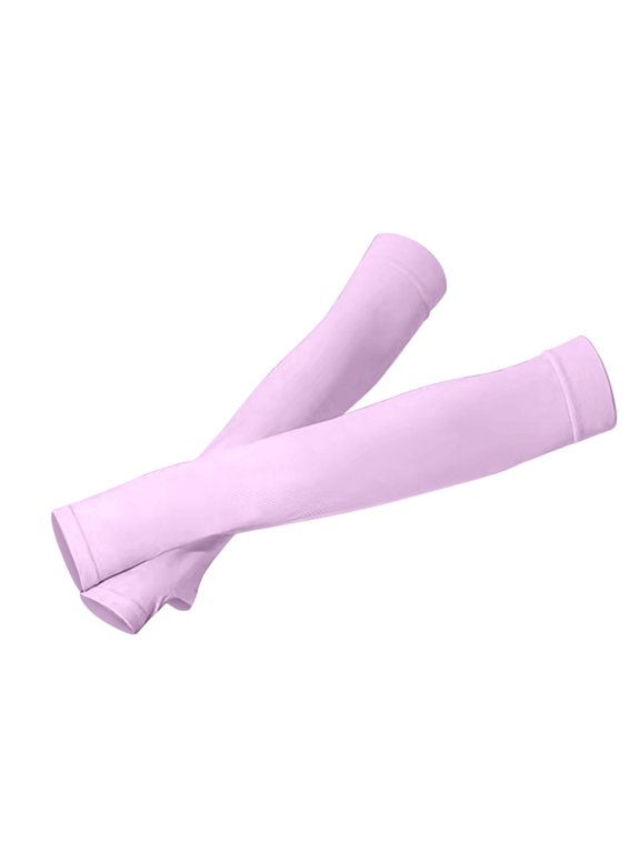 Unisex Ice Silk Sleeves Outdoor Cycling Sunscreen Under $5, Purple One Size