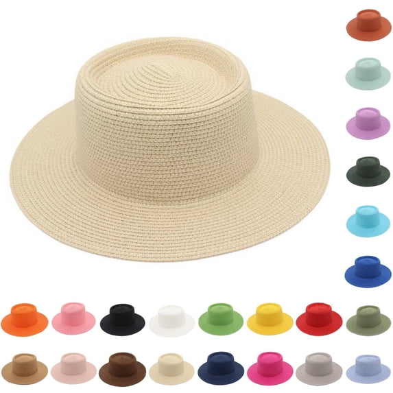 Duoif Unisex Round Dome Top Hat, Classic Bowler Hat for Men Women, Vintage Felt Formal Hat for Costume, Steampunk, And Daily Wear Beige