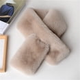 thumbnail image 1 of Duoif Warm Neck Wrap, Collar Scarf for Women Men Keep Neck Wrap Scarf Outdoors Woolen Plush Scarves Winter Warmer for Men Women Scarf for Women B, 1 of 4