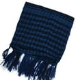 thumbnail image 1 of Duoif Winter Scarf for Women Arab Plaid Fringe Lightweight Scarf Cotton Head Neck Scarf with Tassel for Outdoor Camping Accessory Unisex Scarf for Men Blue, 1 of 4