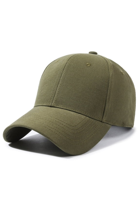 Women's Oversize Baseball Cap Big Head Adjustable Dad Cap, Light Green One Size