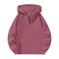 thumbnail image 1 of Duoif Womens Hoodies, Casual Half-Zip Sports Sweatshirt for Women - Loose Fit Womens Sweatshirt Hot Pink XL, 1 of 3