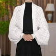 thumbnail image 1 of Duoif Womens Shawls, Fashion Hollow Out Knitted Shawl Coat Women's Knitted Wrap Cardigan Shawl Coat Cardigans Shawl Wraps for Women H, 1 of 3