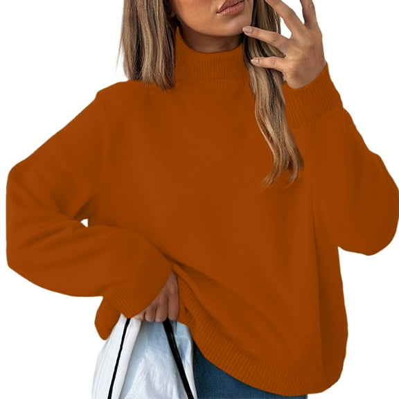 Duoif Womens Sweaters, Women's Cotton Linen Cardigan - Summer Chic Fashion for Every Occasion Fall Sweaters for Women Brick Red XXL