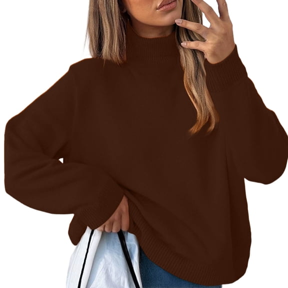 Duoif Womens Sweaters, Women's Cotton Linen Cardigan - Summer Chic Fashion for Every Occasion Fall Sweaters for Women Coffee M