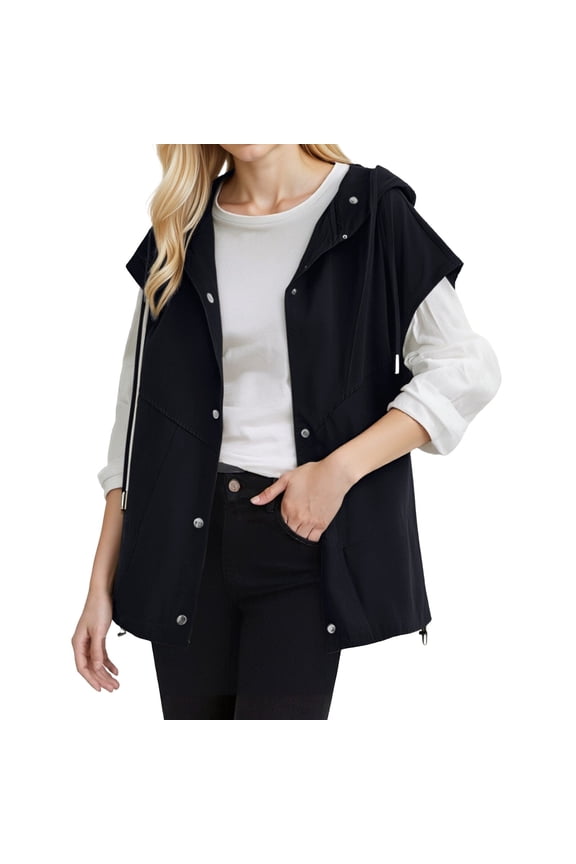 Womens Vest Large Sizes Spring Summer Vest Long Quilted Sleeveless Vest Women's Lightweight Elegant Work Vest Sports Vest Tops for Women Black XXL