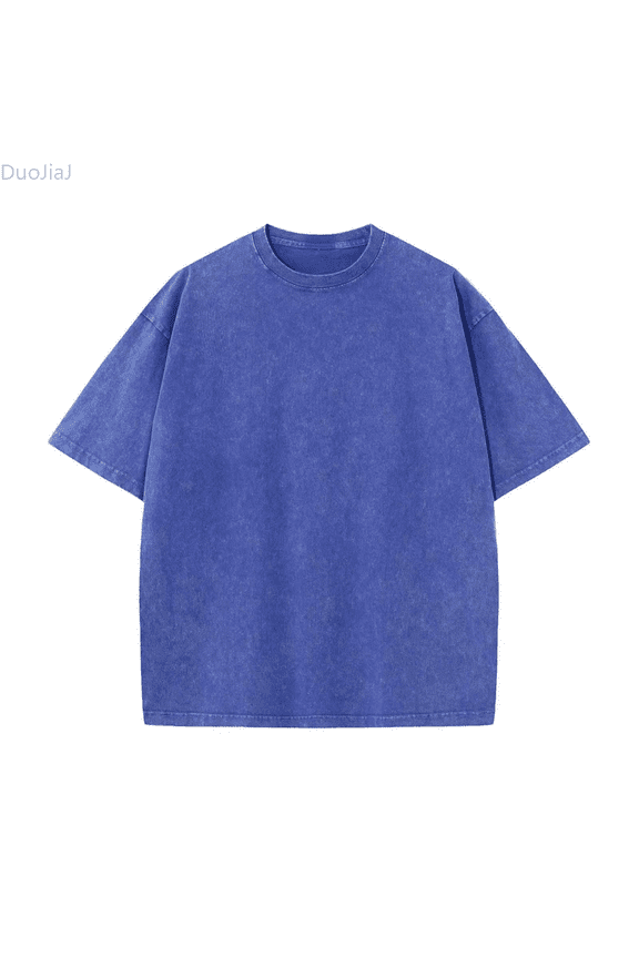 Washed Drop Shoulder T Shirt For Retro Oversized Short Sleeve Tee With Batik Style Casual Comfort Fit Womens T Shirts