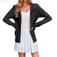 thumbnail image 1 of Duojiaj Women's Ice Silk Lightweight Protective Jacket Breathable And Perfect For Summer Cycling Womens Summer Clothes, 1 of 3