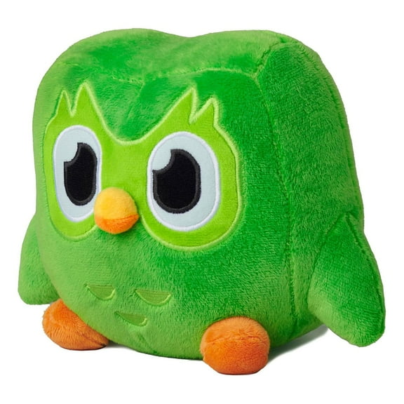 Duolingo Duo Plush 11.8 Inch Duolingo Owl Toys Peripheral Soft Throw Pillow Reminder To Do Your Daily Lesson-Green
