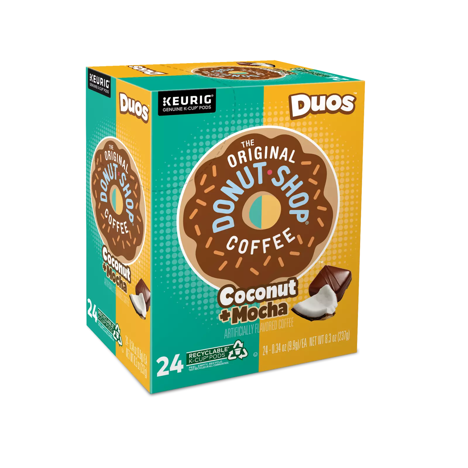 Duos Coconut + Mocha K-Cups, Medium Roast, 24ct (Free Shipping)