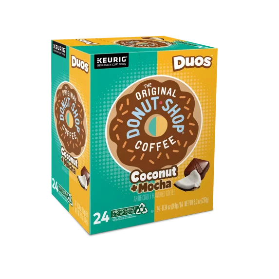 Duos Coconut + Mocha K-Cups, Medium Roast, 24ct (Free Shipping)
