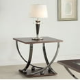 thumbnail image 1 of Duosong Black/Silver Mdf Furniture End Table, 1 Piece, 1 of 5