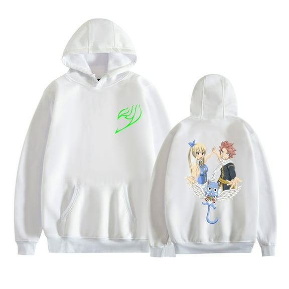 Duoxingbao  2025 Hot Selling Japanese Anime Fairy Tail European Size Loose Fit Hooded Sweatshirt for Men and Women