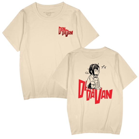 Duoxingbao  Anime DANDADAN T-shirt Pure cotton breathable short-sleeved summer unisex style fan gift