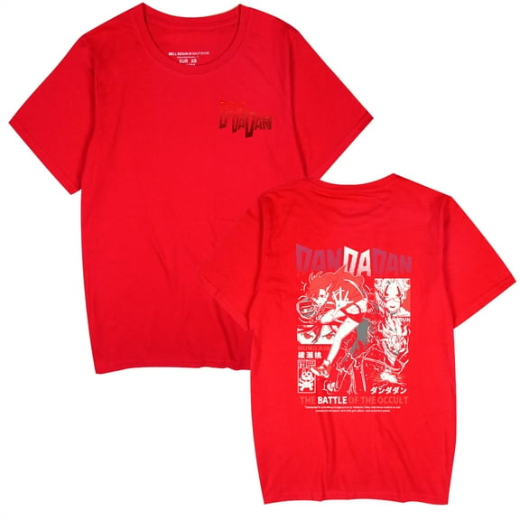 Duoxingbao  Anime DANDADAN T-shirt Pure cotton breathable short-sleeved summer unisex style fan gift