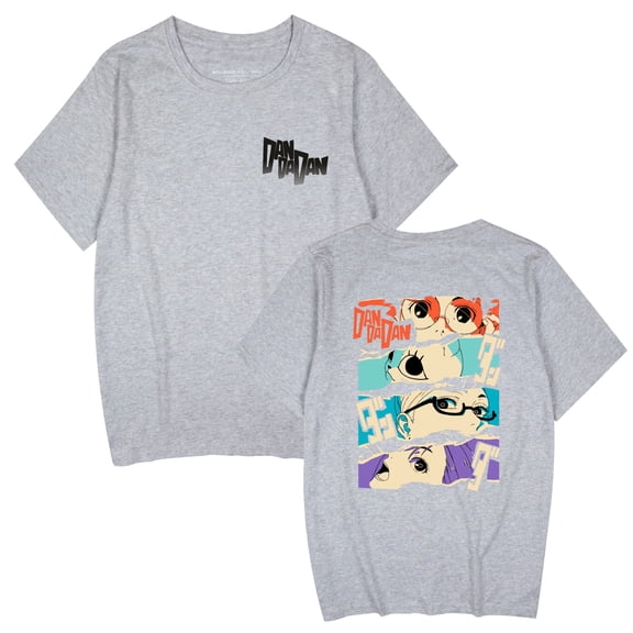 Duoxingbao Anime DANDADAN pure cotton breathable T-shirt summer unisex 3D printed short sleeves