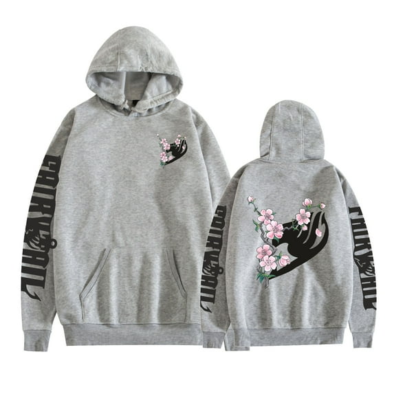Duoxingbao Anime Hot Sale New Fairy Tail Hoodie Long Sleeve Sweater Unisex Couple Outfit