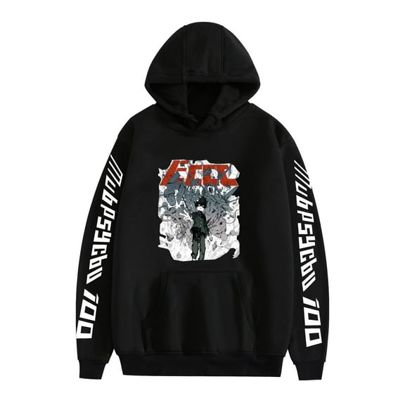 Duoxingbao Anime Hot Sale New Mob Psycho 100 Hoodies Long Sleeve Sweatshirts for Couples