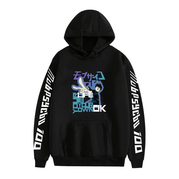 Duoxingbao Anime Hot Sale New Mob Psycho 100 Hoodies Long Sleeve Sweatshirts for Couples
