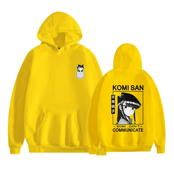 Duoxingbao Anime Komi Can't Communicate Hoodies 3D Komi Cosplay Sweatshirts Funny Pullovers