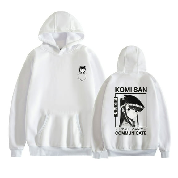 Duoxingbao Anime Komi Can't Communicate Hoodies 3D Komi Cosplay Sweatshirts Funny Pullovers