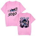 thumbnail image 1 of Duoxingbao  Anime Solo Leveling I upgrade alone short sleeve pure cotton breathable summer T-shirt unisex couple style, 1 of 5