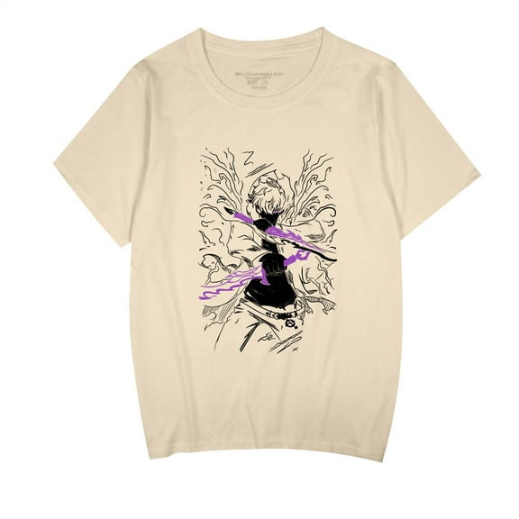 Duoxingbao  Anime Solo Leveling I upgrade alone short-sleeved summer T-shirt pure cotton breathable unisex