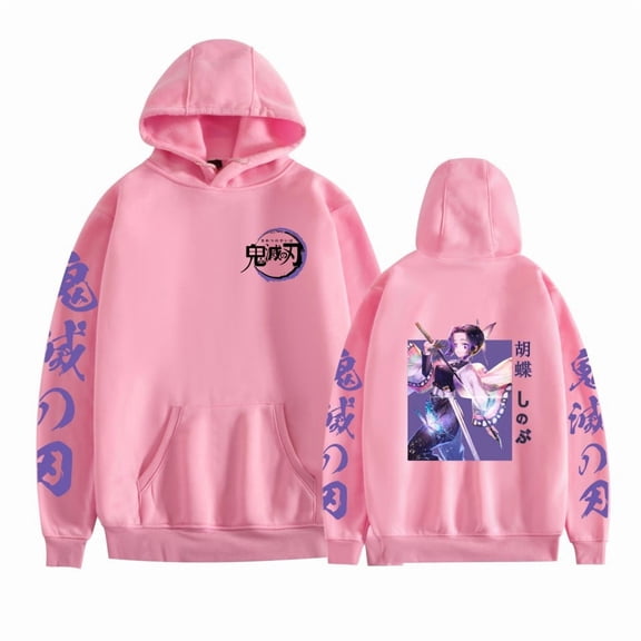 Duoxingbao  Anime-themed hot-selling hoodies with Demon Slayer prints trendy men's and women's hoodies for autumn and winter.