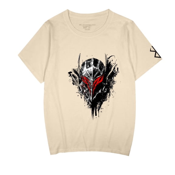 Duoxingbao  Berserk Guts Pullover Print Unisex Summer Crew Neck Short Sleeve T-Shirt