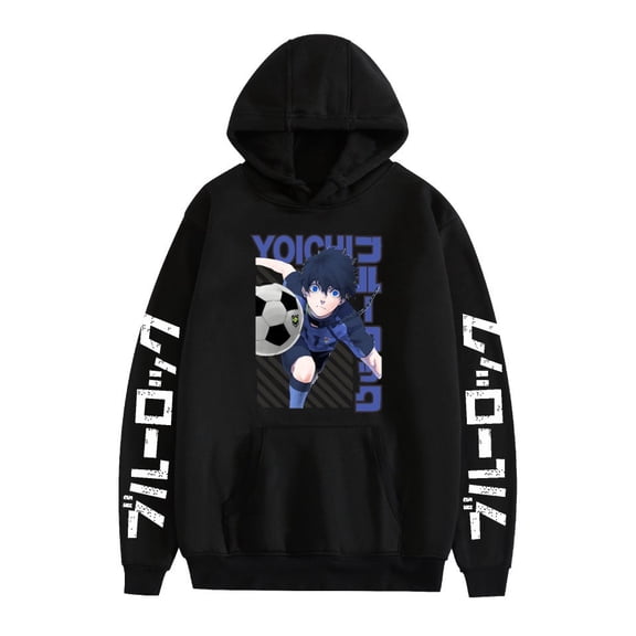 Duoxingbao  Blue Lock anime hoodies for women and men long sleeve casual fashion sweatert