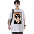 thumbnail image 1 of Duoxingbao  Bungo Stray Dogs anime peripheral Dazai Osamu Nakahara Chuuya casual cartoon summer men and women T-shirt, 1 of 5