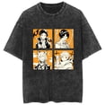 thumbnail image 1 of Duoxingbao  Bungo Stray Dogs anime peripherals Dazai Osamu Nakahara Chuuya casual cartoon men and women's clothing washed short sleeves, 1 of 7