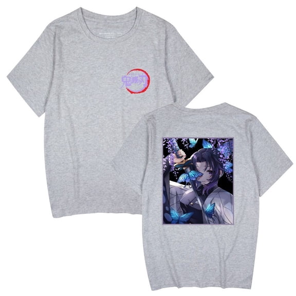 Duoxingbao  Cross-border Demon Slayer Anime Thin Casual Summer Crew Neck Short Sleeve T-Shirt