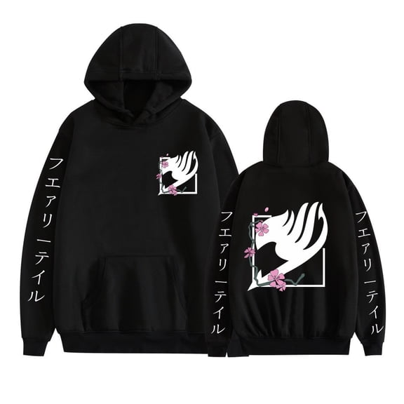 Duoxingbao  Cross-border Fairy Tail Natsu anime merchandise autumn/winter unisex hooded sweatshirt long-sleeved shirt