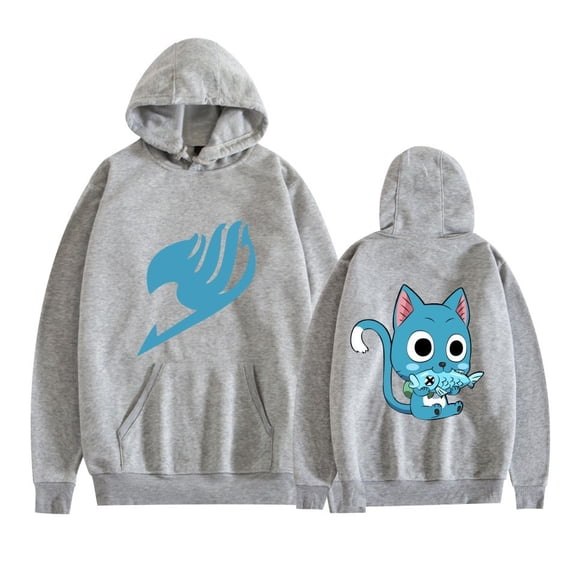 Duoxingbao  Cross-border Fairy Tail Natsu anime merchandise autumn/winter unisex hooded sweatshirt long-sleeved shirt